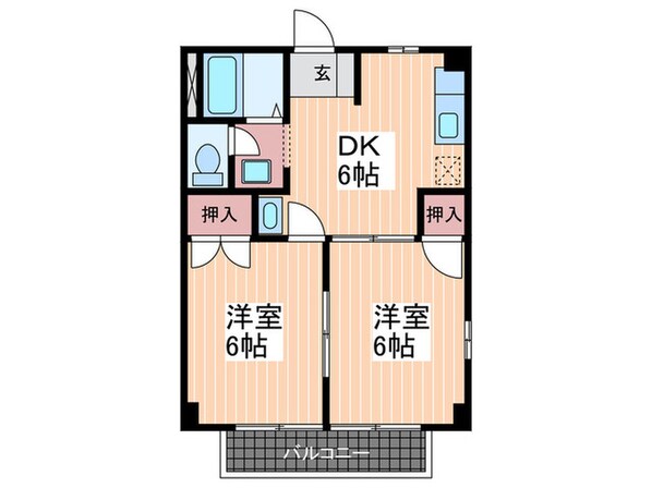 ニューシティ原田　Ⅱの物件間取画像